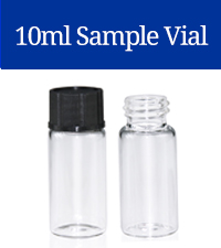 10ml sample glass vials with caps