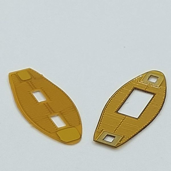 Multipurpose Polyimide Heater Element , Small Heating Pad 12v With Yellow Black Color