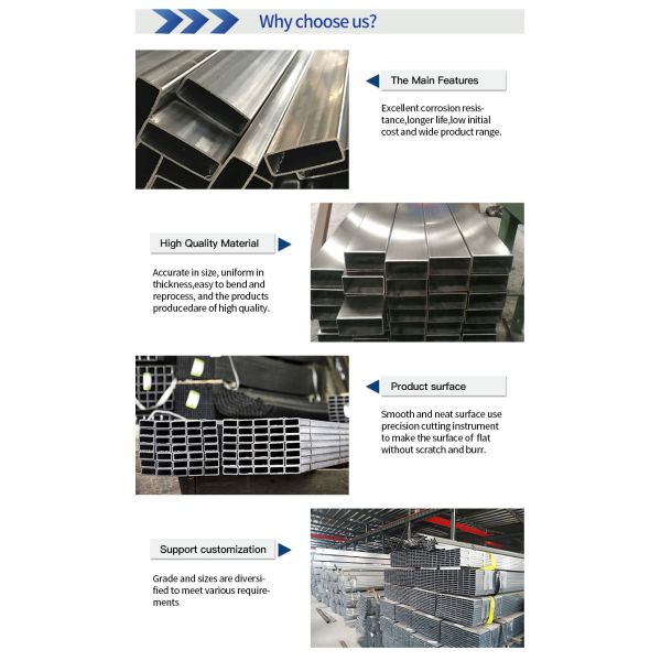 RHS Rectangular Stainless Steel Tube Pipe 2.36"X1.18"X0.1" Grade 316