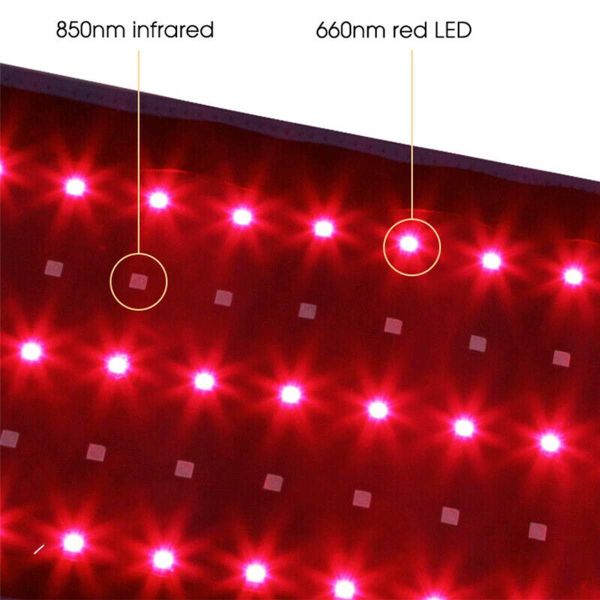 660nm 850nm LED Red Light Therapy Belt Wearable Near Infrared Light Therapy Devices