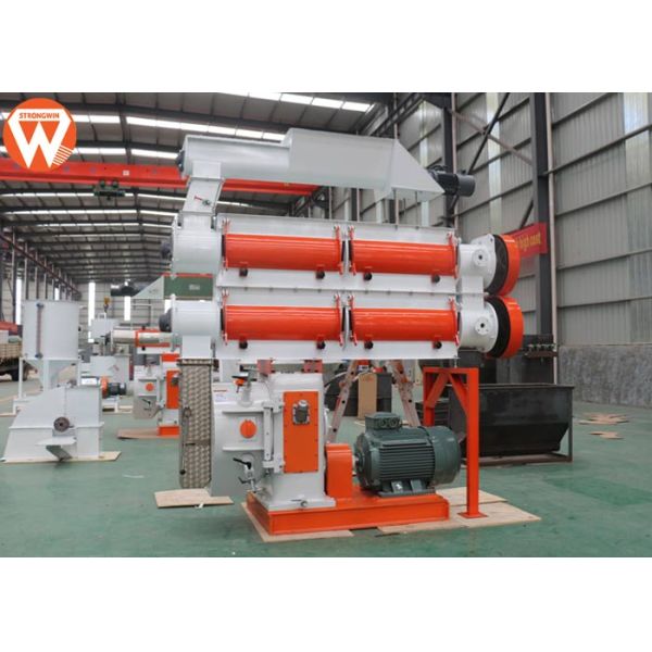 Low Noise Feed Pellet Machine With Double Layer Modulator 5 T/H Capacity