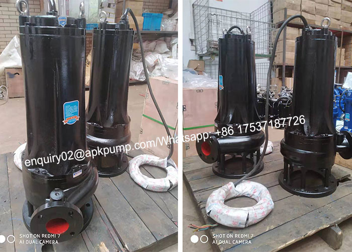 Knife Grinder Drainage Submersible Sewage Water Pump High Efficiency ISO9001