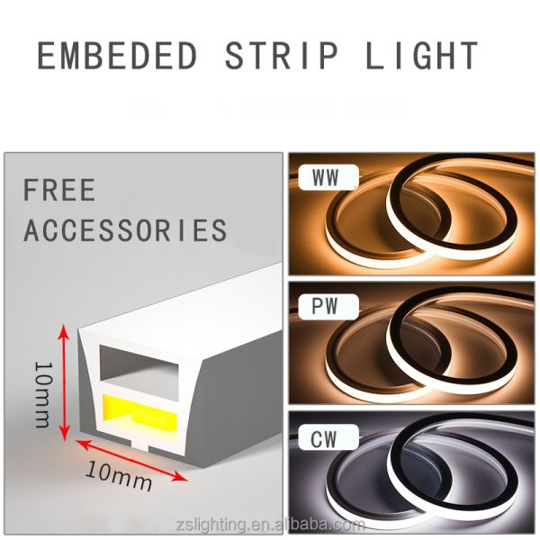 ZS Single Glass Shelf Silicone LED Strip Light With Motion Sensor