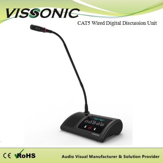 Buy cheap Low Noise Vissonic Wired Desktop Conference Microphone With Touch Button product