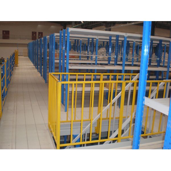 Corrosion Protected Mezzanine Storage Rack , Warehouse Multi Tier Mezzanine Floor