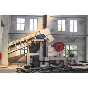 Buy cheap Movable Pushes Jaw Stone Crusher 300t/H Continuous Rotating product