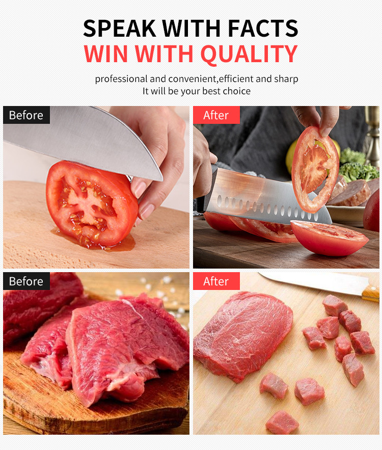 Amazon professional high quality kitchen knife sharpener mini promotion knife