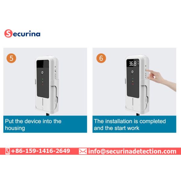 Digital Automatic Fever Detection and Hands Washing-free Sanitizer With Gross Weight 2.85kgs