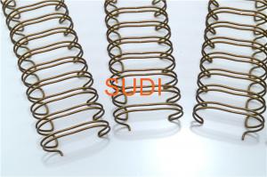 Buy cheap Coated Spiral Coil, Pitch 2:1 1-5/8 	Twin Loop Binding Wire, For Notebook product
