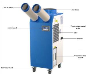 China Portable Spot Air Conditioner Cooler With Condensate Overflow Protection on sale