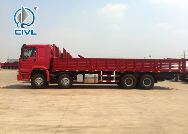 Quality SINOTRUK HOWO 8 x 4 Heavy Cargo Truck 40ton Cargo Truck Heavy Duty Trucks for sale