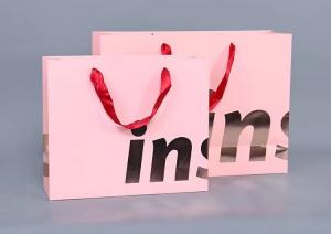 Buy cheap Pantone Colors Clothing Shoe Kraft Paper Bags Offset Printing Promotion Gift Bag product