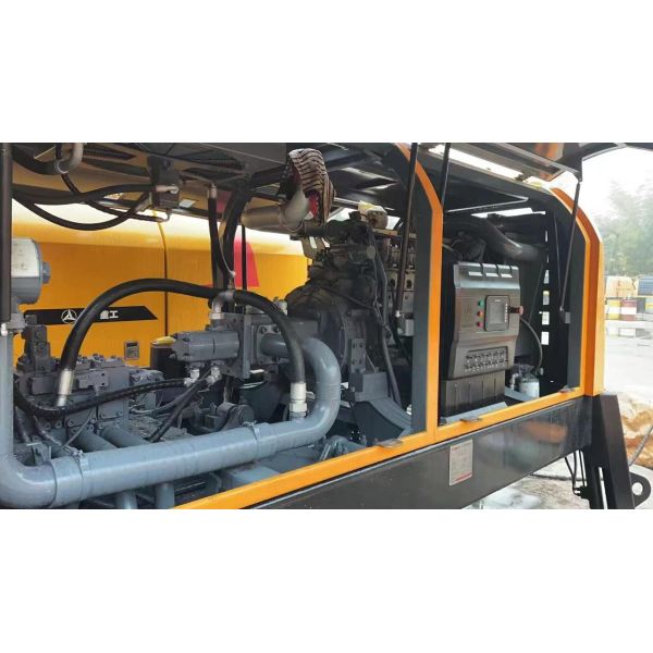 Rexroth Used Shacman Stationary Concrete Pump HBT60C 6830×2125×2685mm