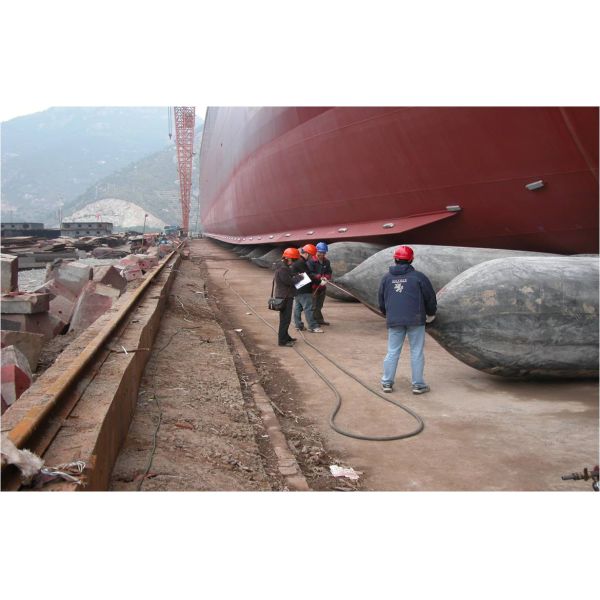 Ship Lifting And Rolling Marine Rubber Roller Airbag 1.5m X 18m