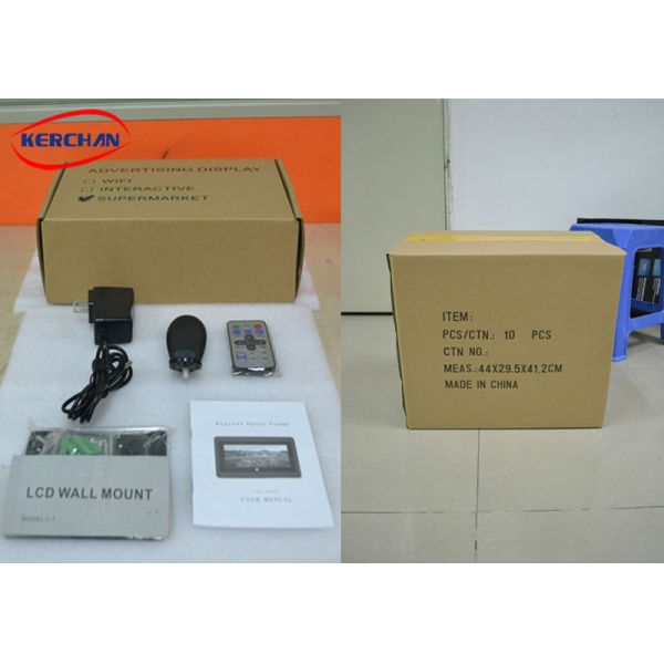 7 Inch Advertising Open Frame LCD Screen 25000 Hours Screen Life 12 Months Warranty