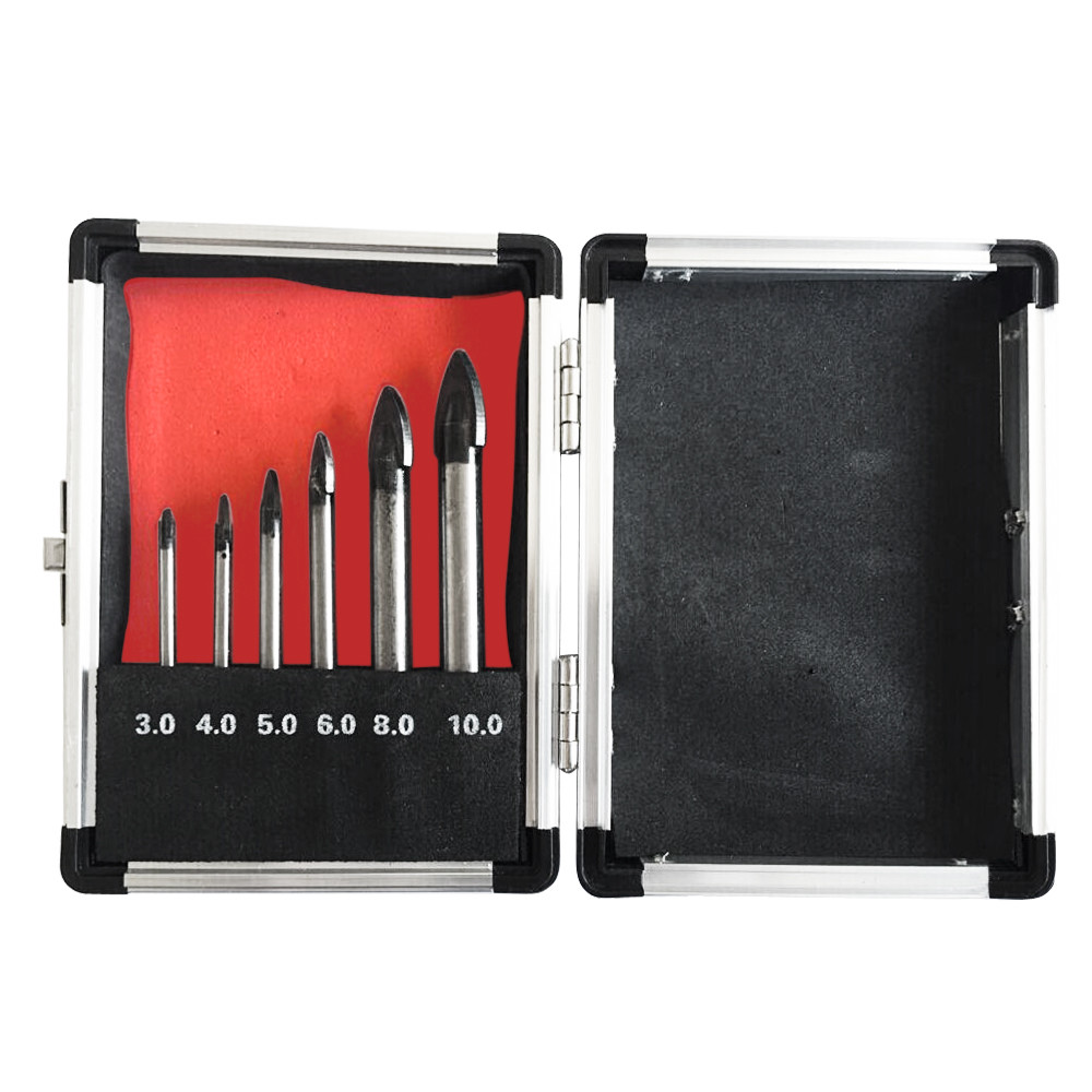 Buy cheap 6pcs YG6X Glass Drill Bit Set in Aluminium Box product