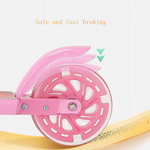 2-4 Years Age Range Children's Scooter Foldable Flash Manpower Training Balance Bike