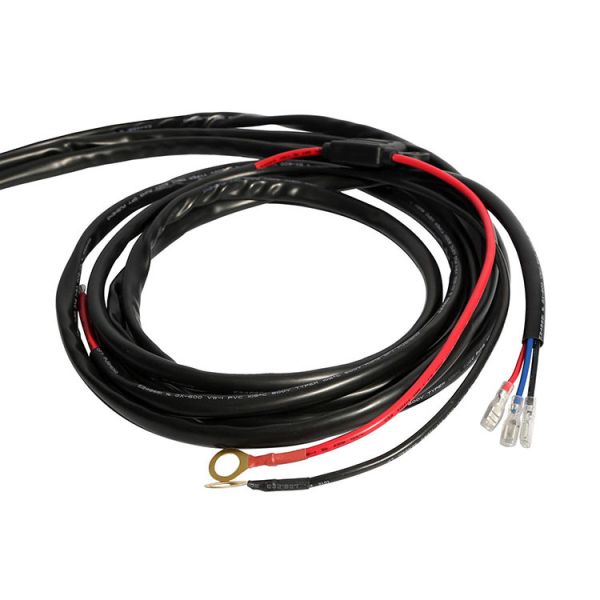 24V Electronic Components Custom Cable Assemblies With Foglight Lamp
