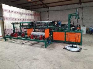 China Double Wire CNC Chain Link Fence Machine / Automatic Chain Link Machine For Playground on sale