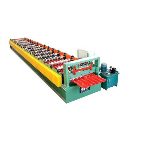 Wall Cladding Corrugated Roll Forming Machine customized With Hydraulic