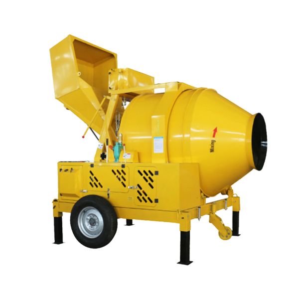 300L Engineering Construction Machinery Small Mobile Shelf Load Streel Drum Concrete Mixer