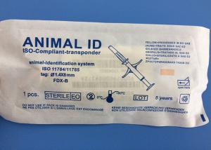 Buy cheap Professional Mini Animal ID Microchip With Disposable Syringe , ISO Approved product