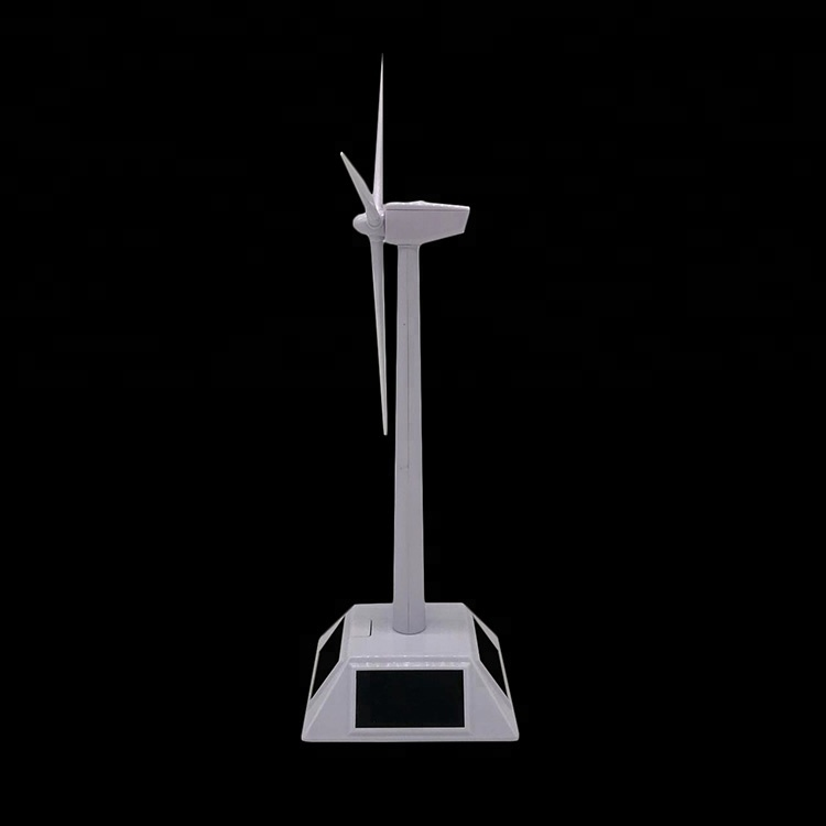 Desk Decoration Solar Windmill Toy Mini Gifts Plastic Solar Toy Customizable