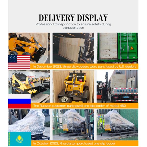 New Ce Epa Engine Diesel Skidsteer Mini Wheel Crawler Loader Earth-Moving Machinery Mini Skid Steer Loader