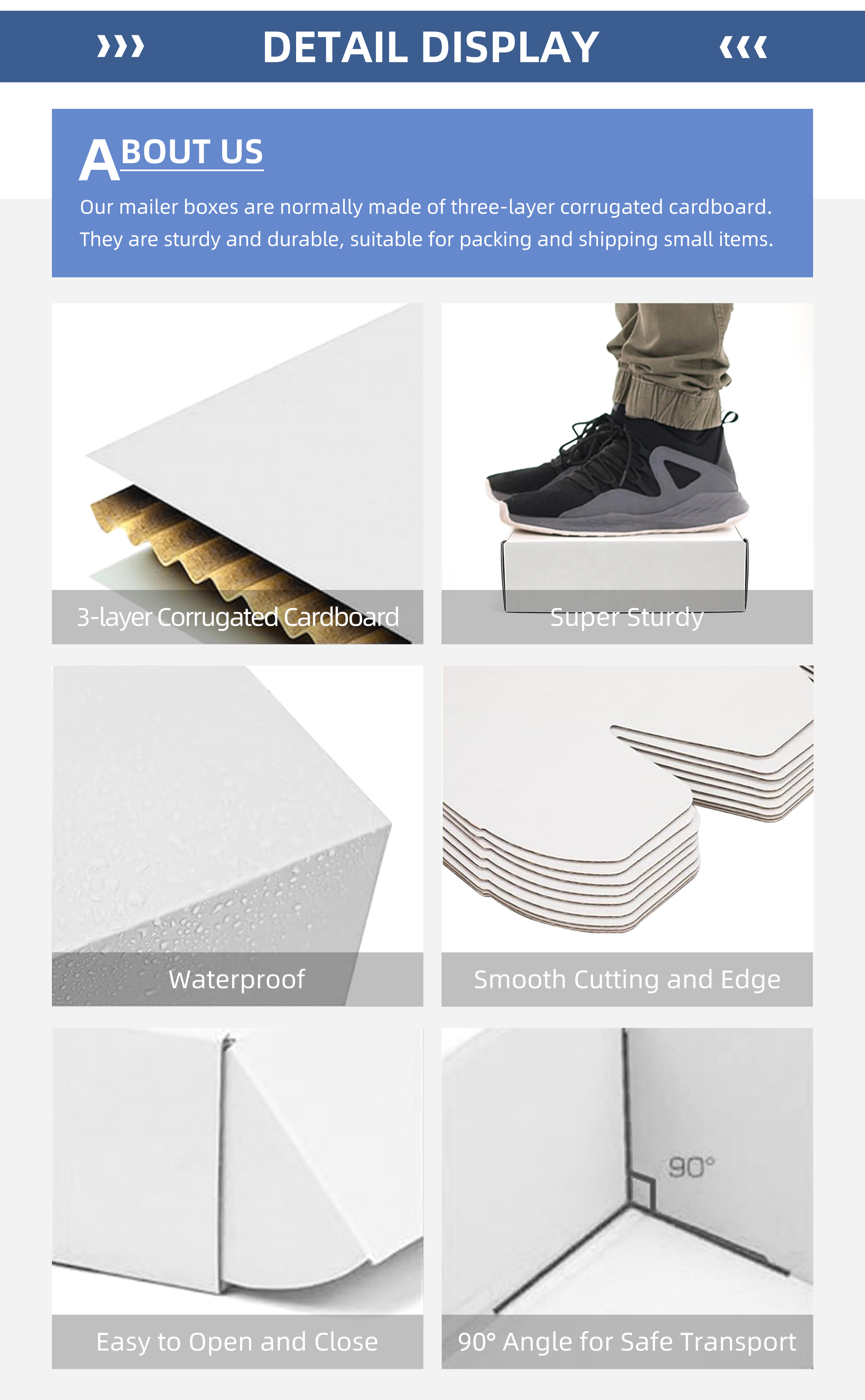 Embossing Debossing Kraft Corrugated Box Brown Craft Packaging For Hats And Clothes