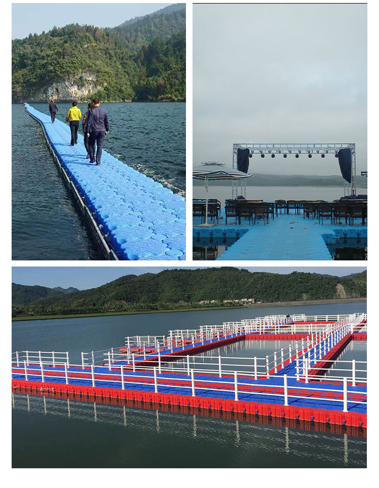 Plastic Pontoon Jetty Dock Floater China Supplier Easy Assemble Dock Float