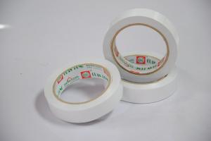 Buy cheap brown / tan / yellow colored double sided sticky tape for paper sealing product