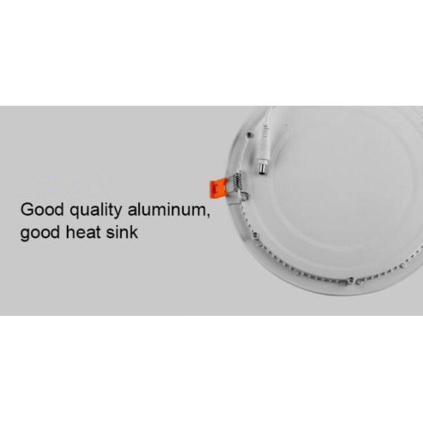 Round Square SMD 2835 Recessed Led Panel Lights For Home Kitchen