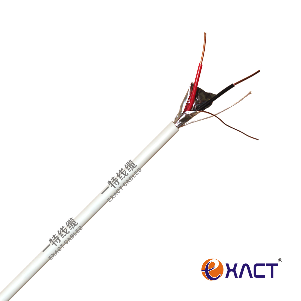 12x0.22mm2 Shielded Stranded LSF CPR Eca Control Cable for Public Address System