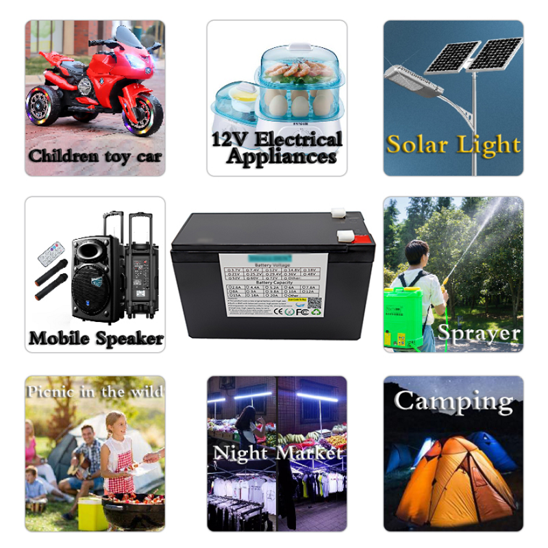 12V 12A Rechargeable Lithium Battery Pack For Car Starter