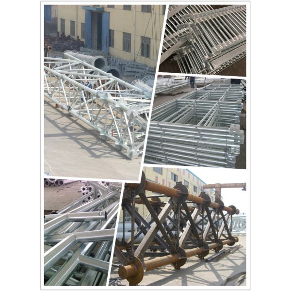 500KV Power Plant Substation Tubular Steel Structures Anti rust ISO / CNAS / IAF / CA