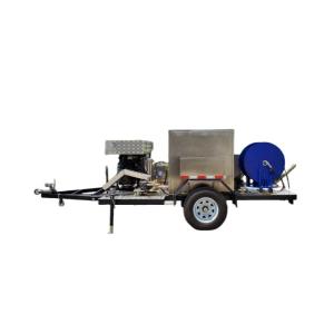 Buy cheap 1500L 2000L Sewer Jetter Trailer Water Cleaning Jetting Pump Semi Trailer High Pressure Cleaners product