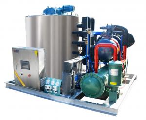 Buy cheap Seawater Type Flake Ice Machine For Aquatic Goods / Docks 10 Tons Per Day product