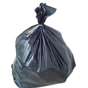 China PE Drawstring Garbage Bin Liner Black Heavy Duty Trash Can Liners on sale