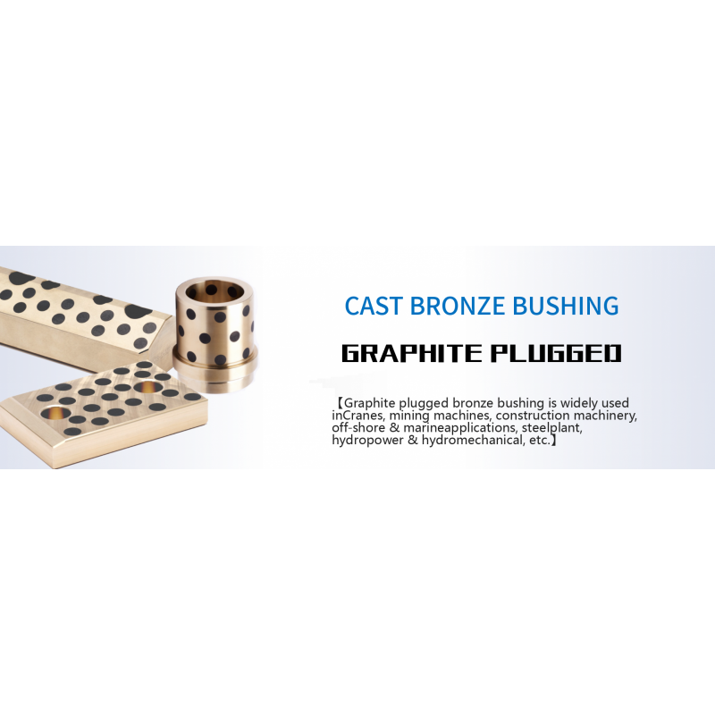 Extra Heavy Duty, High Strength Alloy Cast Bronze Inch Bearings With Embedded Solid Lubricant Bronze Bushing