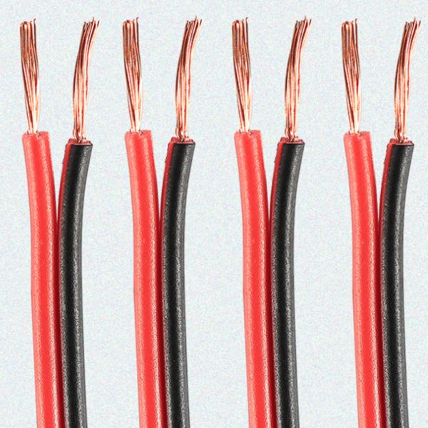 Antiwear Heatproof 2 Wire Speaker Cable , Fireproof Oxygen Free Copper Speaker Wire