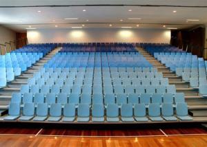 Buy cheap Intelligent Retractable Platform System Flexible Indoor Gym Bleachers Space Saving product