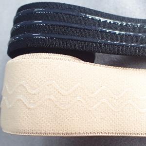 China Anti Slip Transparent 1.5 Inch Silicone Elastic Bands on sale