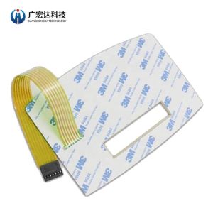 Keyboard Membrane Push Button Switch , Membrane Panel Switch OEM Service