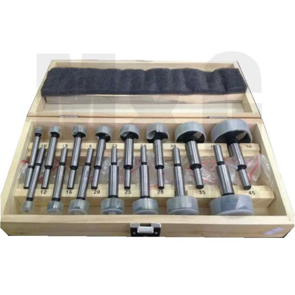 Forstner Wood Drill Bits Set in Wooden Box Fine Ground Edges