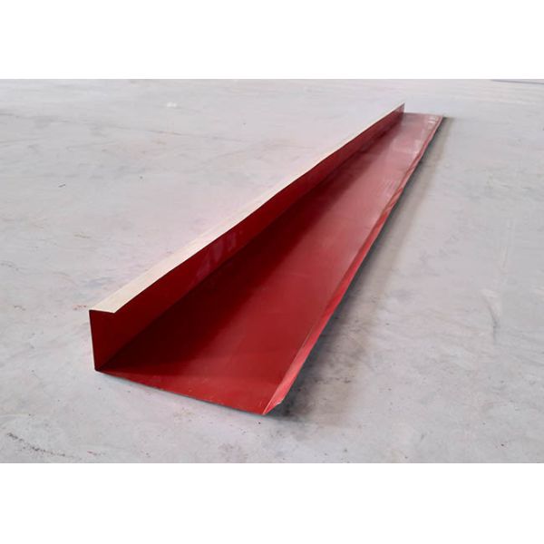 Blue / Orange Color Ridge Cap Roll Forming Machine For Building Material Producing