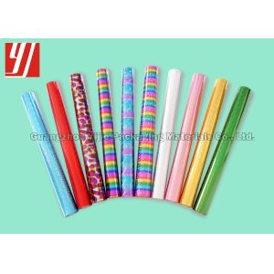 Laser Recyclable Holographic Hot Stamping Foil Custom Transparent Patterns Clear