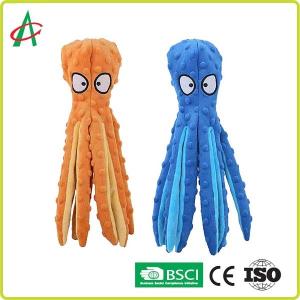Buy cheap Custom Octopus Durable Indestructible Plush Dog Toys With Squeakers product