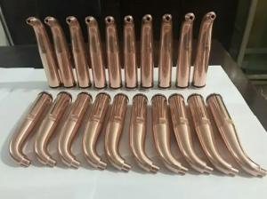 China Spot Welding Machine Electrode Arm Chromium Zirconium Copper Special Shaped on sale