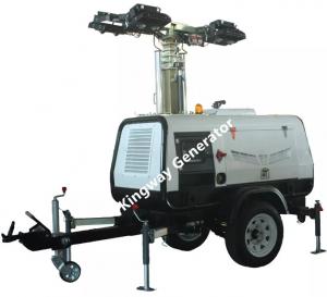 Buy cheap Hydraulic Light Tower With Metal Halide Kubota Engine For Construction Site product
