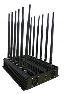 China Optional IoT Smart Management Software Control EST-804F12 12 Bands Cell Phone 2G 3G 4G 5G WIFI Signal Jammer on sale